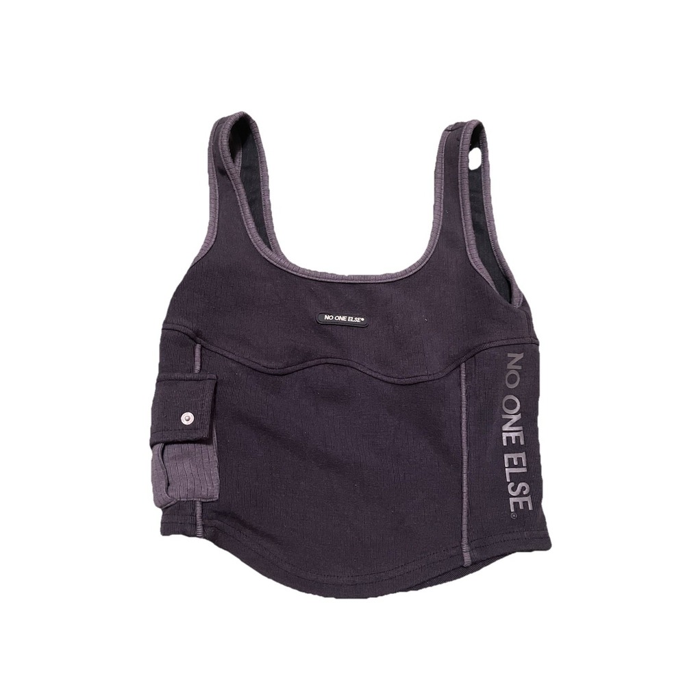 No One Else By Chuu Crop Tank Top Sz XS Y2K Cotton Streetwear Festival Clubbing‎
